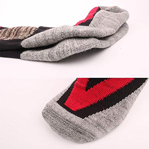 Seasaleshop Calcetines Algodon Calcetines Calcetines de Hombre Transpirable, Absorbente del Sudor, Antifricción,Adecuado para Esquiar, Hacer Motos de Nieve, Montañismo, Patinaje sobre Hielo, etc. …