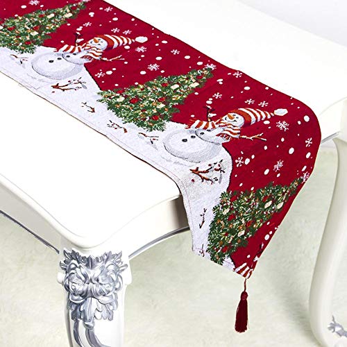 Seasaleshop Camino De Mesa Navideño Mantel De Navidad Rectangular, Camino De Mesa A Cuadros Cuadros Decoración Cena De Navidad Fiesta De Navidad Decoración De Mesa De Navidad Fiesta Nuevo