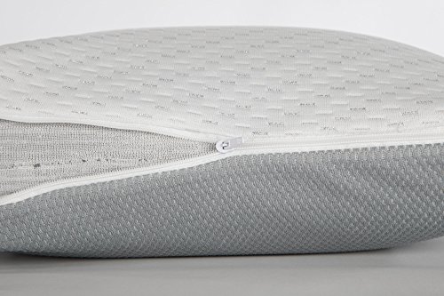 Seasons Almohada Viscoelástica Carbono Activo Perforado Transpirable Malla 3D que Reduce Sudor, 70 cm