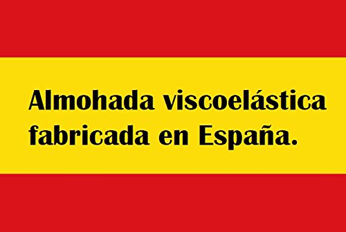 Seasons Dos Almohadas de Viaje viscoelastica Aloe Vera, Hilo de Plata, Blanco, Pack de 2-43x22x10 cm, 432210