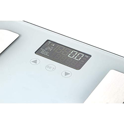 SEBSON Báscula Corporal digital, Bascula Baño analisis corporal (8 valores) - peso, grasa, agua, muscular, IMC, etc - Balanza Personal de hasta 180kg