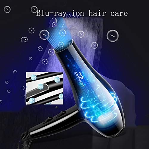 Secador de pelo, Alta Velocidad del Viento, Ajuste de Varias velocidades, Temperatura Constante y sin daños en el Cabello, Adecuado para peluquerías caseras