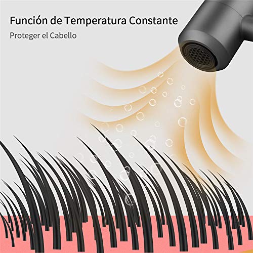 Secador De Pelo Eléctrico，Secador De Pelo De Iones，Cuidado Del Cabello a Temperatura Constante, Fácil De Transportar,Material De Pc Ecológico, Para Satisfacer Las Diferentes Necesidades De Peluquería