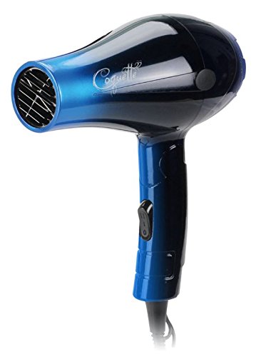 Secador de Pelo Profesional de Viaje Plegable Ligero con Difusor Coquette Blue (Azul) 1000W - My Hair