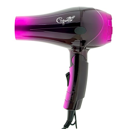 Secador de Pelo Profesional de Viaje Plegable Ligero con Difusor Coquette Pink (Rosa) 1000W - My Hair