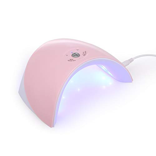 Secador de Uñas para Gel Semipermanentes, Anself 36W Lámpara LED UV Profesinal, Temporizador 30/60/90s