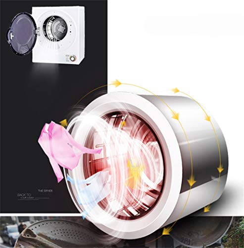 Secadora doméstica pequeña pequeña Alta Capacidad Ropa de protección UV esterilización Secado rápido (Color : Blanco)