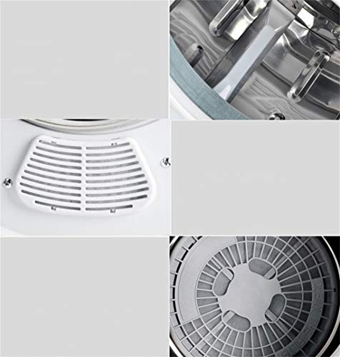 Secadora doméstica pequeña pequeña Alta Capacidad Ropa de protección UV esterilización Secado rápido (Color : Blanco)