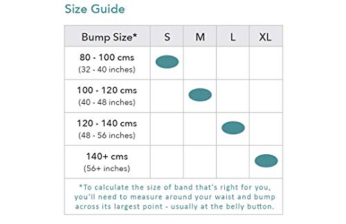 Secret Saviours Banda de apoyo para embarazadas, previene las estrías, patentado y clínicamente testado rosa S