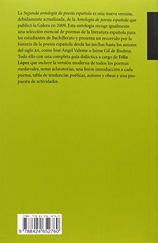 Segunda Antología De Poesía Española: 34 (La llave maestra)