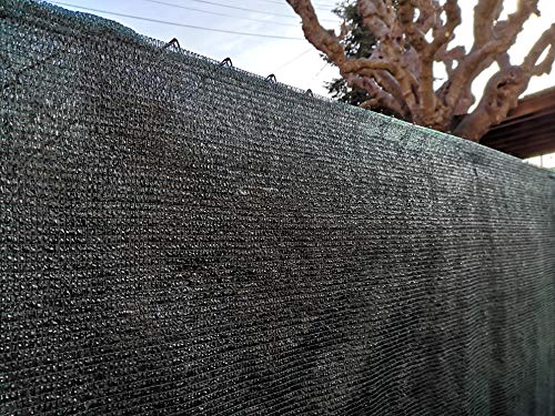 Seinec Malla sombreadora 90% Verde Oscuro. 20m² (2 x 10m). Resistente a Rayos UV Vallas, Balcones,terrazas. Aporta Sombra a tu jardín.