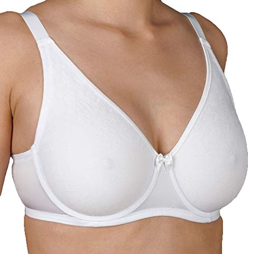 Selene - INMA-C Sujetador Copa C con Aros SIN Relleno REALIZADO EN Microfibra con BLONDA Encaje Color: Negro Talla: 110