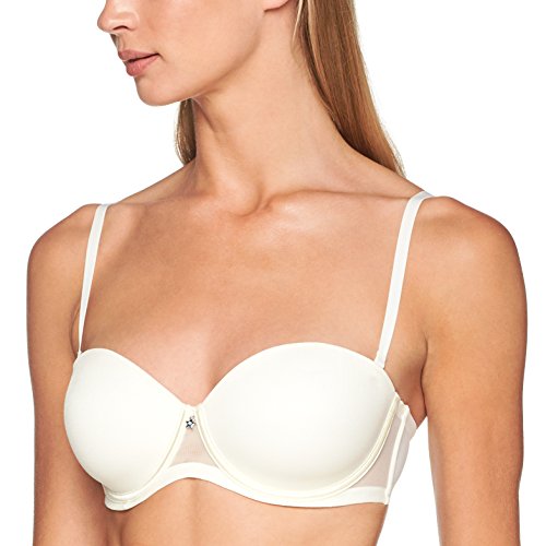 Selene Sujetador Esmeralda con Relleno Y con Aro Marfil 85C