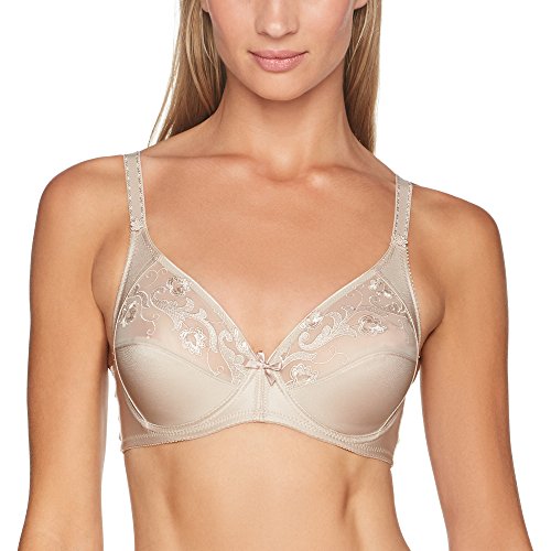 Selene Sujetador Tallas Fuertes con Aros Clasico Tierra 100C