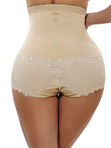SEMIR Braga Braguita Moldeadora Adelgazante Cintura Alta Faja Reductora Body Cintura Abdomen Shapewear Lenceria Mujer Tono de la Piel 3XL