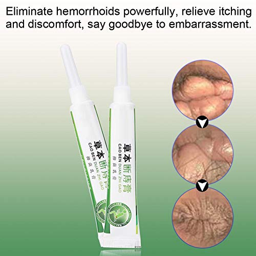Semme Hemorrhoids Crema de pomada, Crema de pilas para hemorroides internas Pilas Fisura anal externa (Paquete de 1 piezas)