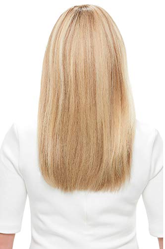 Sencillo Vida Peluca Mujer Rubia Postizos Larga Recta Señora Pelo Natural Wigs Color Natural Sintético Resistente al Calor para Uso Diario Disfraz Fiesta Carnaval Cosplay