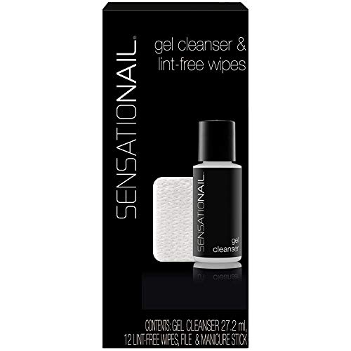Sensationail Gel Cleanser y Lint-Free toallitas