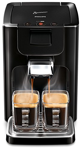 Senseo Quadrante HD7865/60 - Cafetera (Independiente, Máquina de café en cápsulas, 1,2 L, Dosis de café, Negro)