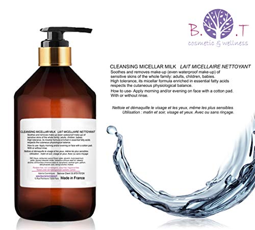 Sensi Milk Leche Micelar Desmaquillante Piel Sensible, Toda la familia (500 ml)