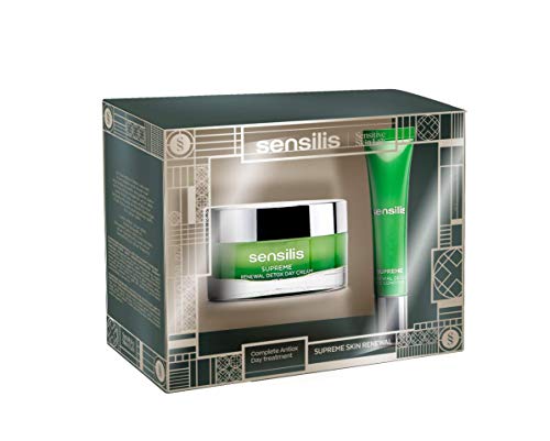 Sensilis Supreme Renewal Detox - Kit de Belleza con Crema de Día (50 ml) + Contorno de Ojos (15 ml)