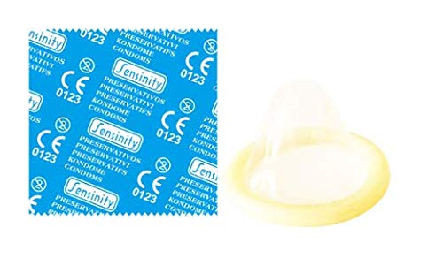 Sensinity preservativos natural, 144 unidades por caja