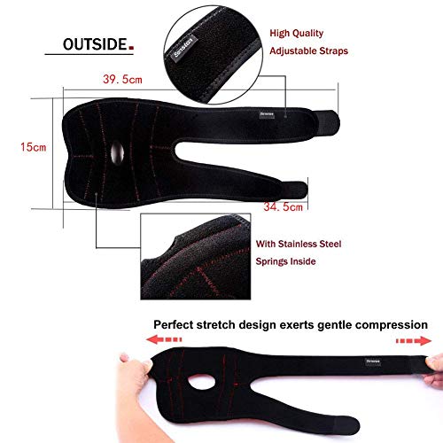 Senston Ajustable Transpirable Neopreno Protector de Codo Codera Soporte Vendaje - Proporciona Apoyo y Alivio de los Dolores