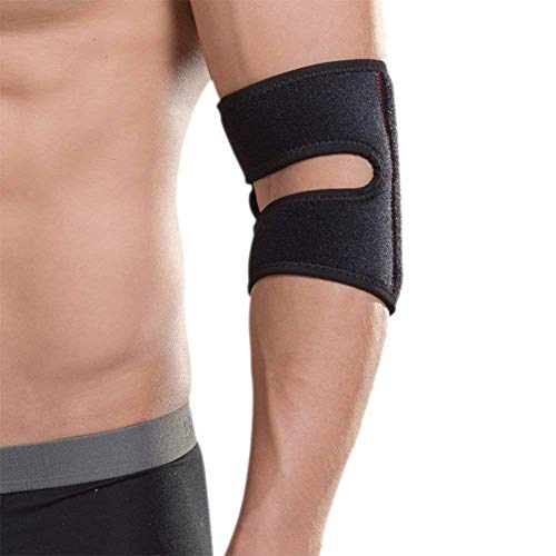 Senston Ajustable Transpirable Neopreno Protector de Codo Codera Soporte Vendaje - Proporciona Apoyo y Alivio de los Dolores