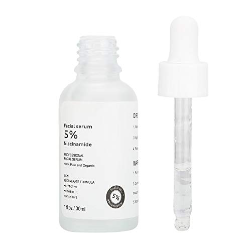 Serum Facial 30ml Puro 5% Niacinamida y Ácido Hialurónico Suero Facial Blanqueador Hidratante Reafirmante