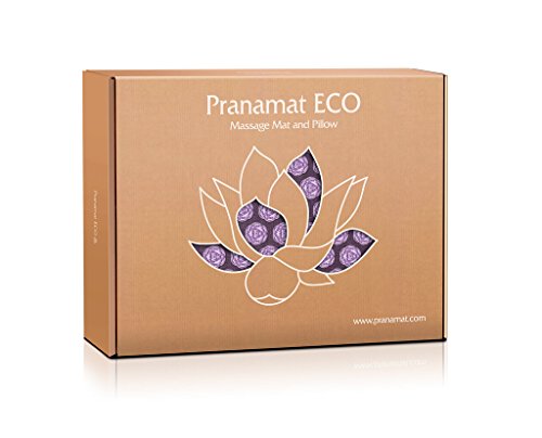 Set - 2 unidades: Pranamat ECO + PranaPillow, La esterilla y la almohada de masaje terapéutico (Lavanda/Lavanda)