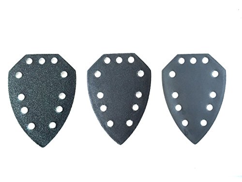 Set de 30 lijas para amoladora manual Parkside PAHS 10.8A1, PAHS 12A1, PHS 160A1, PHS 160B2, PHS 160B3, PMS 130, XQ, XQSE, dimensiones ;nticas a PHSZ30A1, PHSZ30B2, PHSZ30C3 y PHSZ18C3