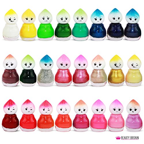 Set de 48 Esmalte de Uñas 48 Colores Diferentes Forma de Muñeca 5 ml