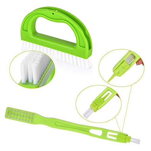 Set de Cepillo de Limpieza, Cepillos de Limpieza de Platos con Cerdas de Nylon para Cocina de Baño ,Pisos de Limpieza de Suelos de Casa, Ventanas o Correderas (5 Piezas) by OITUGG