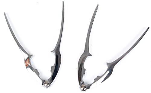 Set de mariscos de acero Herramientas con Cracker y Selecciones Herramientas de mariscos inoxidable Set Cracker y horquillas, Pack de 8 por Yier