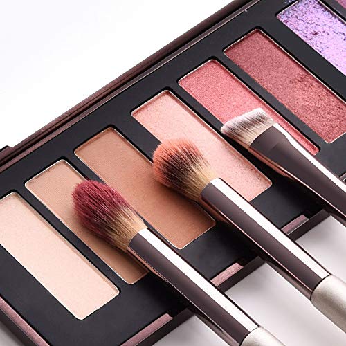 Set de pinceles de maquillaje 10 palos pincel de belleza profesional base de maquillaje corrector mixto conjunto de pinceles de maquillaje para ojos (10 sticks)