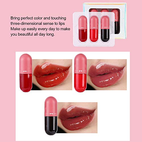 Set de relleno de labios, 3 piezas de relleno de labios natural y suero para el cuidado de los labios, promueve una hidratación más completa y hermosa y reduce las líneas finas