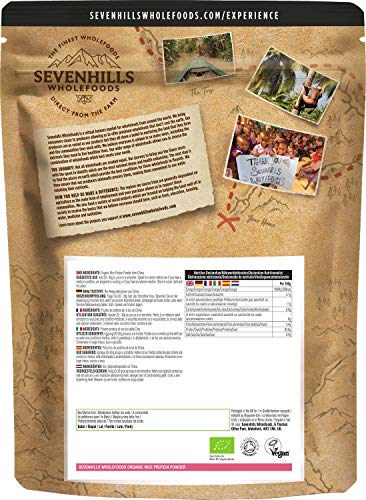 Sevenhills Wholefoods Proteína de arroz orgánico en polvo 500g