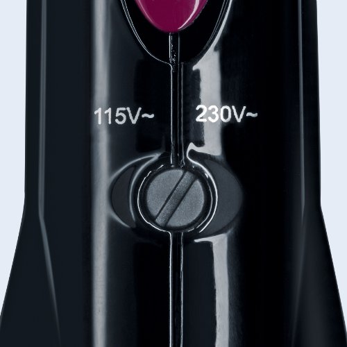 Severin 0806 - Cepillo moldeador eléctrico (400 W, doble voltaje), color negro/morado