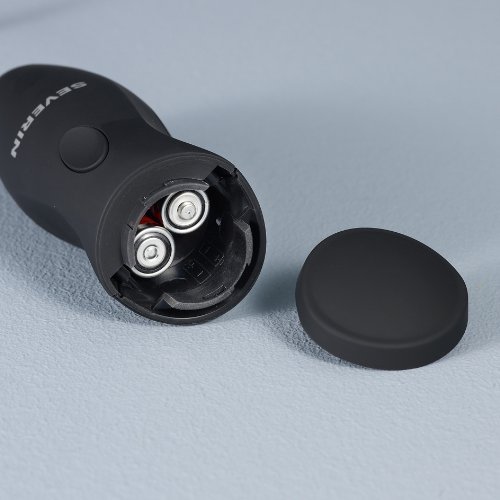 SEVERIN Emulsionador de Leche, Eléctrico, Funcionamiento con Pilas, Incl. 2 x Pilas AA, SM 3590, Negro