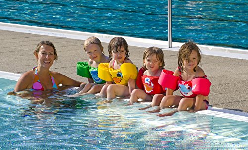 Sevylor Puddle Jumper, Manguitos bebé para Aprender a Nadar, para niños de 2 a 5 años, De 15 a 30 kg de Peso, Amarillo