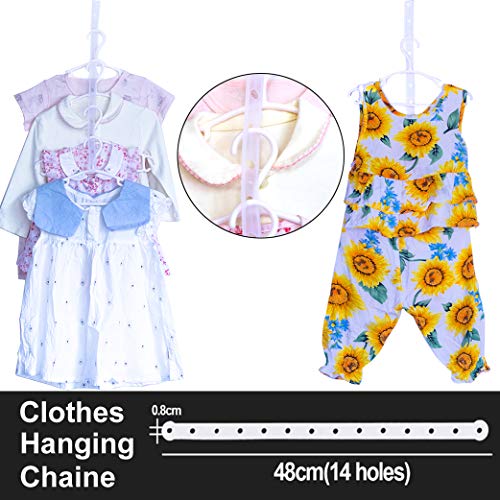 Sfesnid Perchas para Ropa de Bebé Percha Duradera Adecuada para Niños y Bebés 40pcs 27CM + 3pcs Organizador