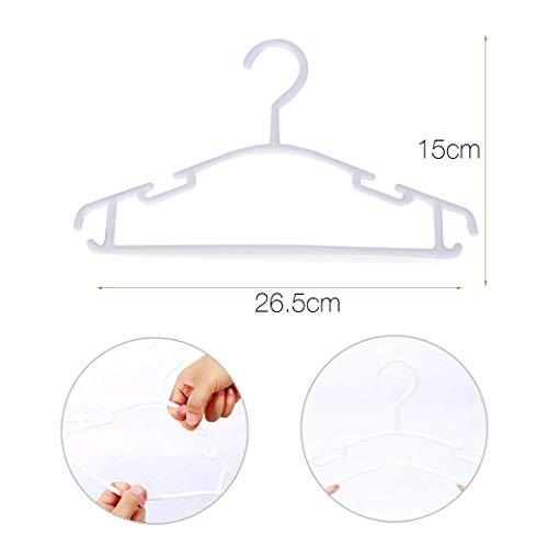 Sfesnid Perchas para Ropa de Bebé Percha Duradera Adecuada para Niños y Bebés 40pcs 27CM + 3pcs Organizador