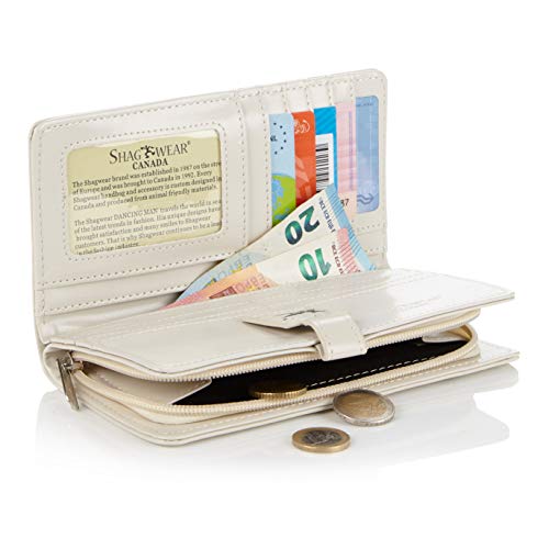 Shagwear - Monederos para Mujeres jóvenes: (Locos Beis/Crazy Cats Biege)