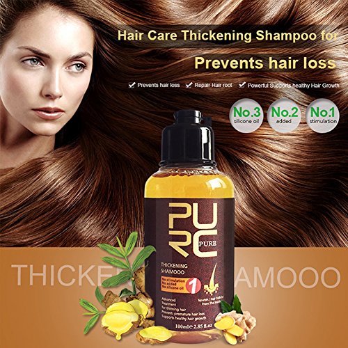 Shampoo para Cabello, Acelerador de Crecimiento de Pelo Accrescimento de pérdida ispessimento accrescere la pérdida de cabello