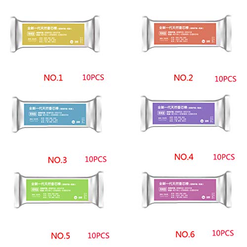 Shangjunol 10pcs Coches Incienso difusor Salida de Aire ambientador de Recarga de Coches Aire Acondicionado Grille Perfume Clip Barra sólida