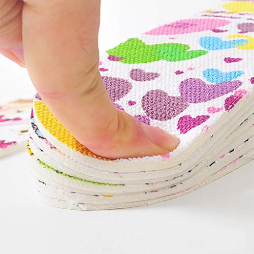 Shaoyanger - Almohadilla para zapatos de niños (látex EVA, ultraligera, suave, plantilla de dibujos animados, protector transpirable, inserto para niños y niñas
