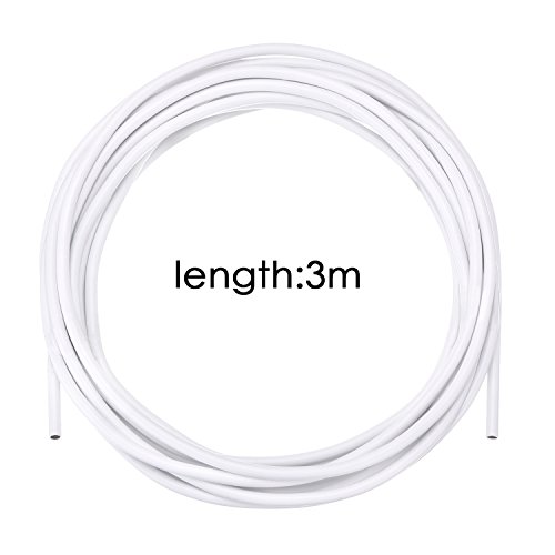 Shappy 3 Metros de Alambre de Cortina con 6 Piezas de Ganchos Autoadhesivos, 4 Pares de Ganchos y Ojos para Barras de Cortina de Red