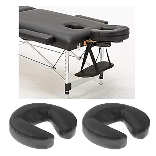 sharprepublic 2 Unids Almohadilla de Espuma Cojín de Cuna para Cara Cojín de Masaje para Salón de Spa