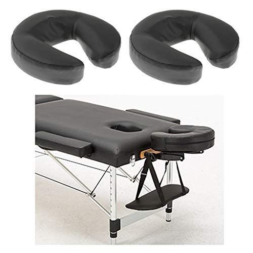 sharprepublic 2 Unids Almohadilla de Espuma Cojín de Cuna para Cara Cojín de Masaje para Salón de Spa