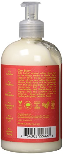 Shea Moisture Fruit Fusion Coconut Water Crema para pelo fino/medio, 384 ml